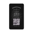 Barbershop Barber Black Silver Pole Retro Modern