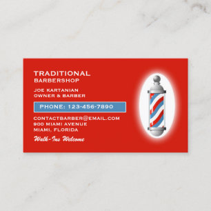 Barbershop Business Card