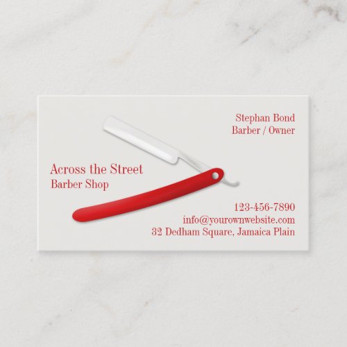 Barbershop Business Card