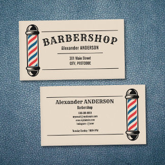 Barbershop Business Card