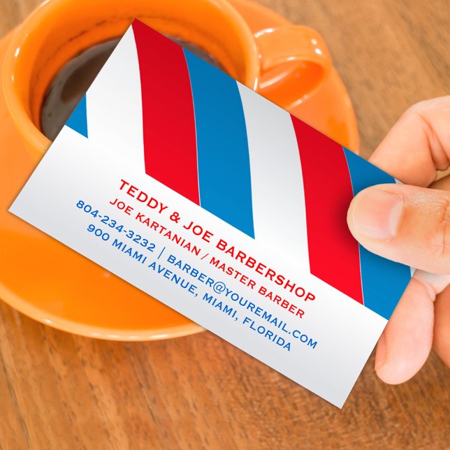 Barbershop Business Card Template (Creator Uploaded)