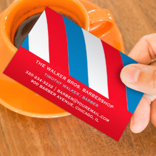 Barbershop Business Card Template