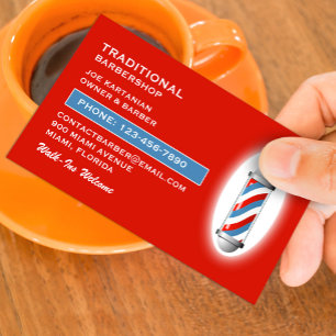 Barbershop Business Card Template