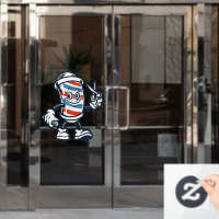 Barbershop Cartoon Barber Pole Character