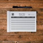 Barbershop Client Record Notepad<br><div class="desc">Designed specifically for barbershops,  this personalized notepad helps you easily track client preferences,  appointment details,  and service history. Perfect for ensuring consistency in your services,  enhancing client satisfaction,  and building long-lasting relationships with your customers.</div>