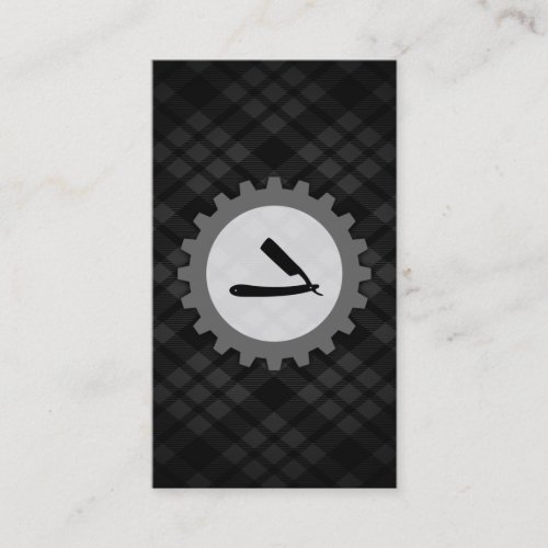 barbershop gear business card template