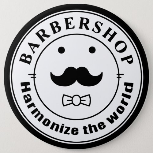 Barbershop Harmonize the World Button