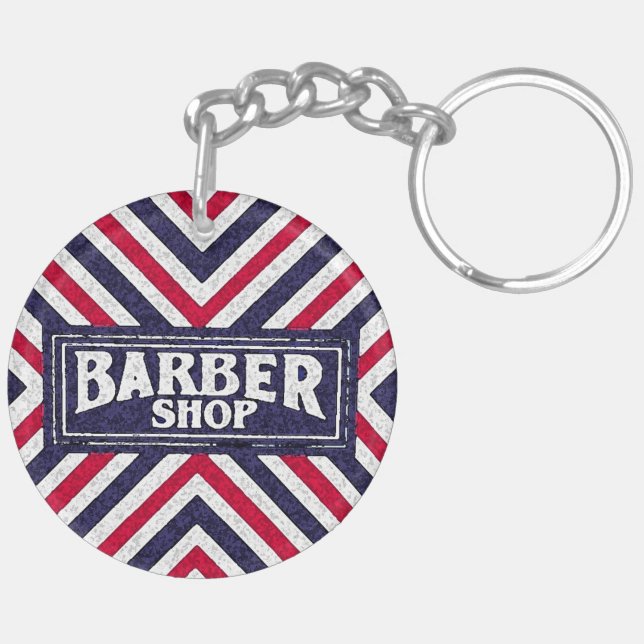 Barbershop Keychain (Back Left)