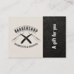 Barbershop leather look  Gift Certificate