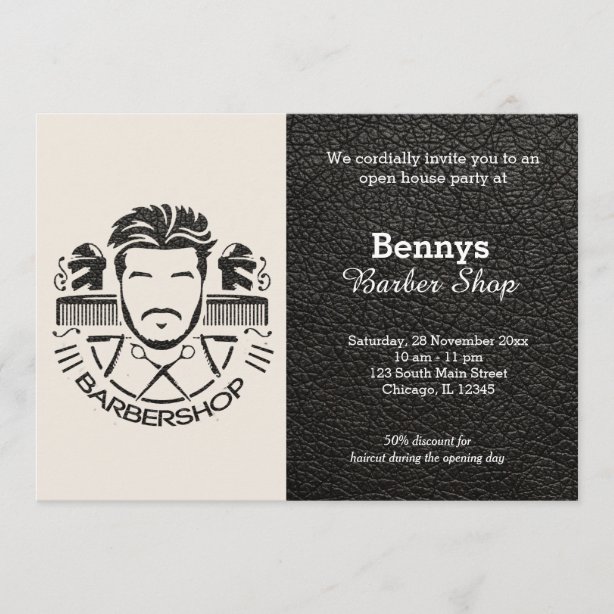 Salon Invitations Zazzle