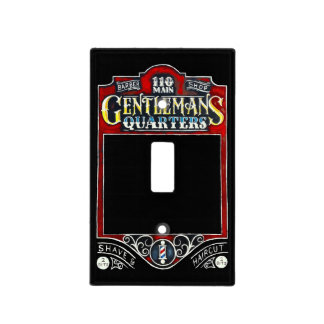 Barbershop Light Switch Cover