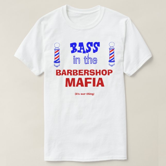 Barbershop Mafia T-Shirt (Design Front)