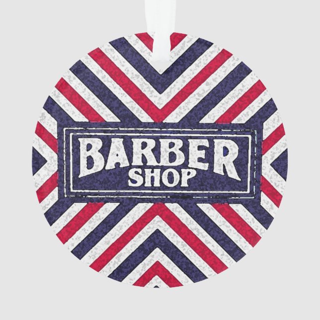 Barbershop Ornament (Back)