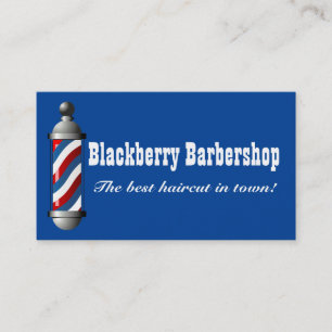 Barbershop Pole Business Card