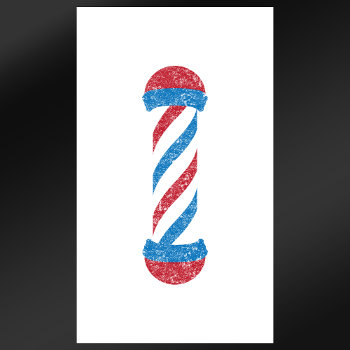 Barbershop Pole Business Card by identica at Zazzle