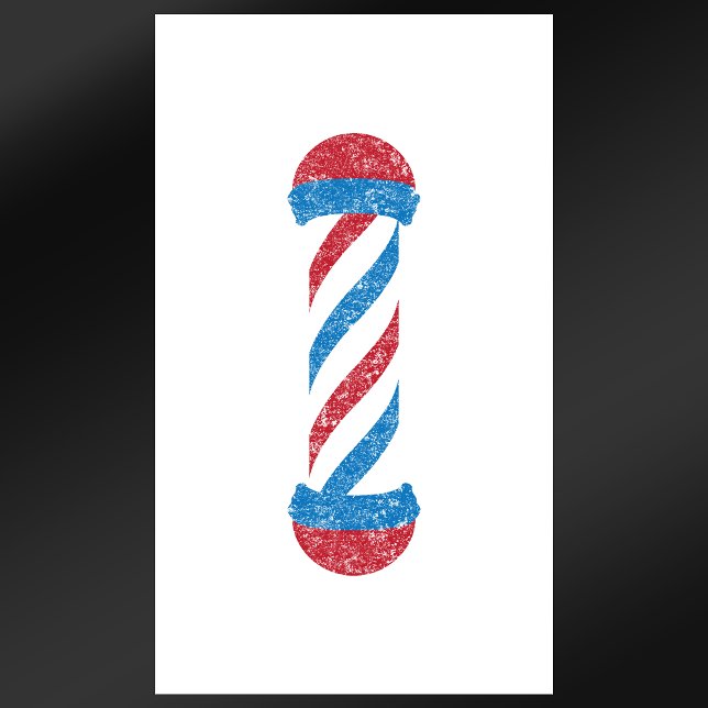 barbershop pole business card (Creator Uploaded)