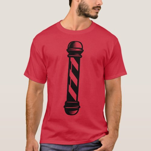 Barbershop Pole T_Shirt