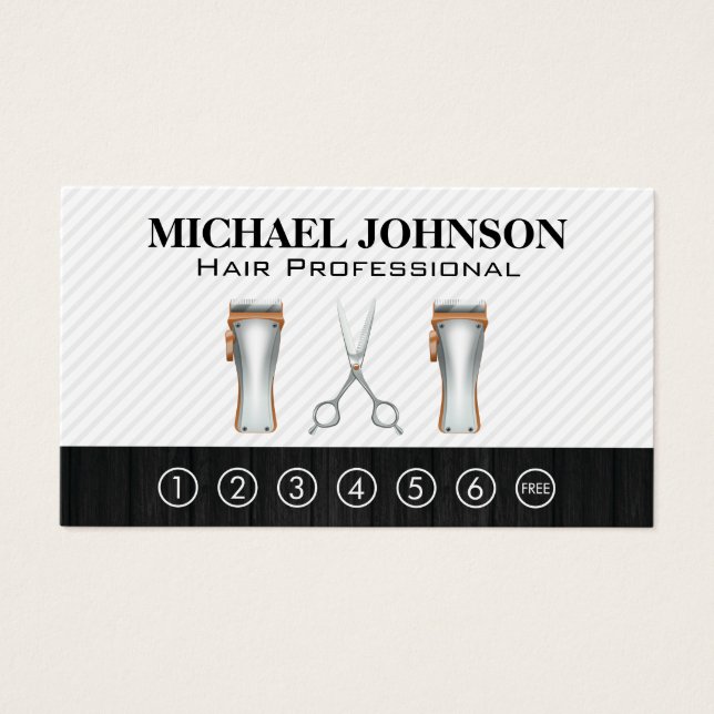 Barbershop | Punch Card (Front)