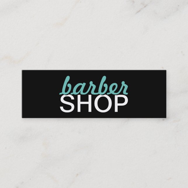 barbershop punch card (Front)