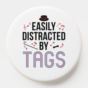 Barbershop Quartet Easily Distracted by Tags PopSocket