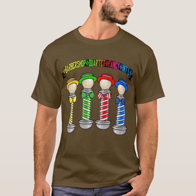 Barbershop Quartet Fancy Int'l T-Shirt (Front)