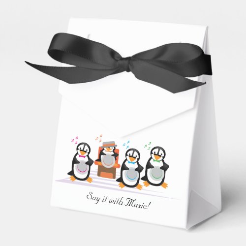 Barbershop Quartet Favor Boxes