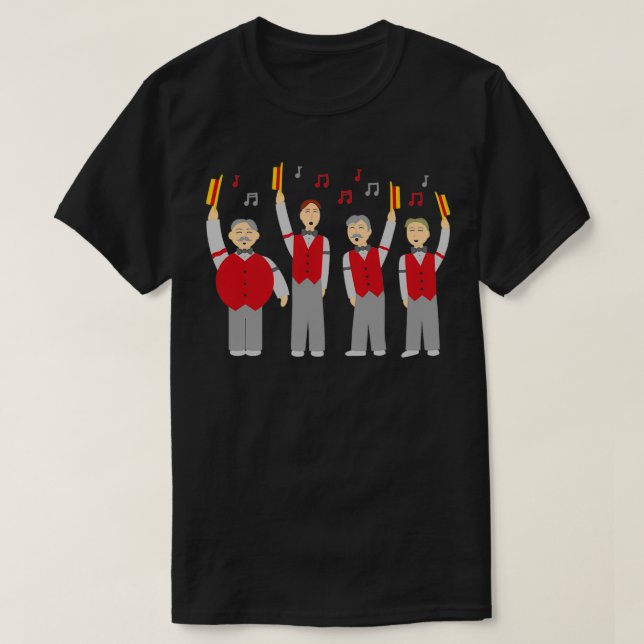 Barbershop Quartet T-Shirt (Design Front)