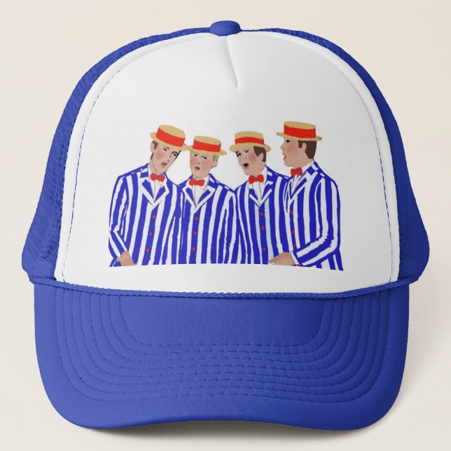 Barbershop Quartet Trucker Hat (Front)