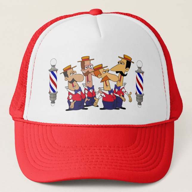 Barbershop Quartet Trucker Hat (Front)