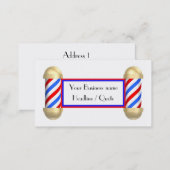 Barbershop scroll business card (Front/Back)