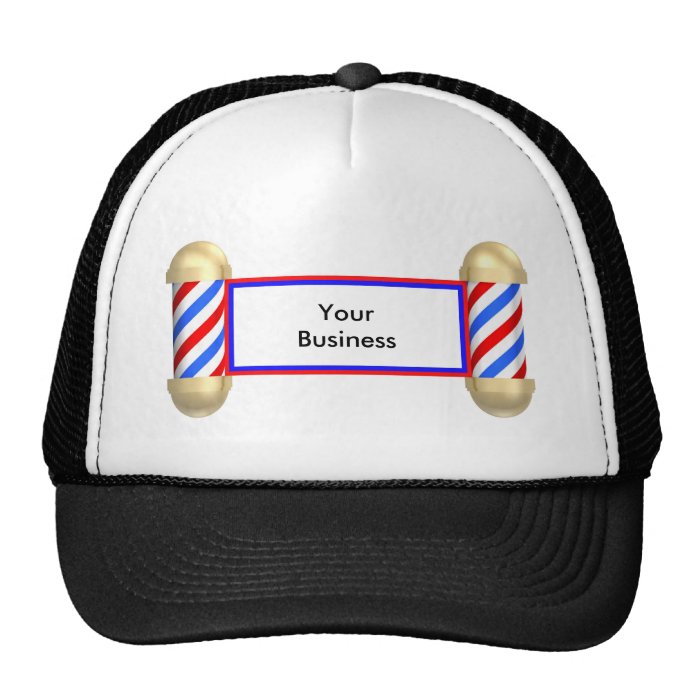 Barbershop scroll trucker hats