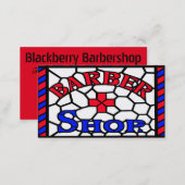 Barbershop Stained Glass Business Card (Front/Back)
