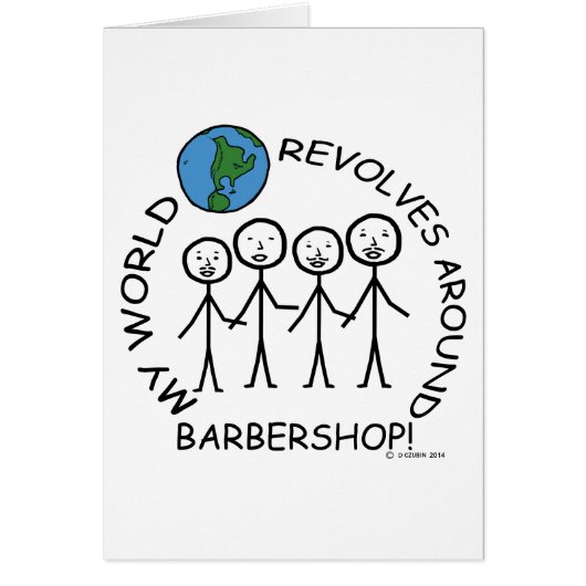 Barbershop - World Revolves Around Cards (Front)