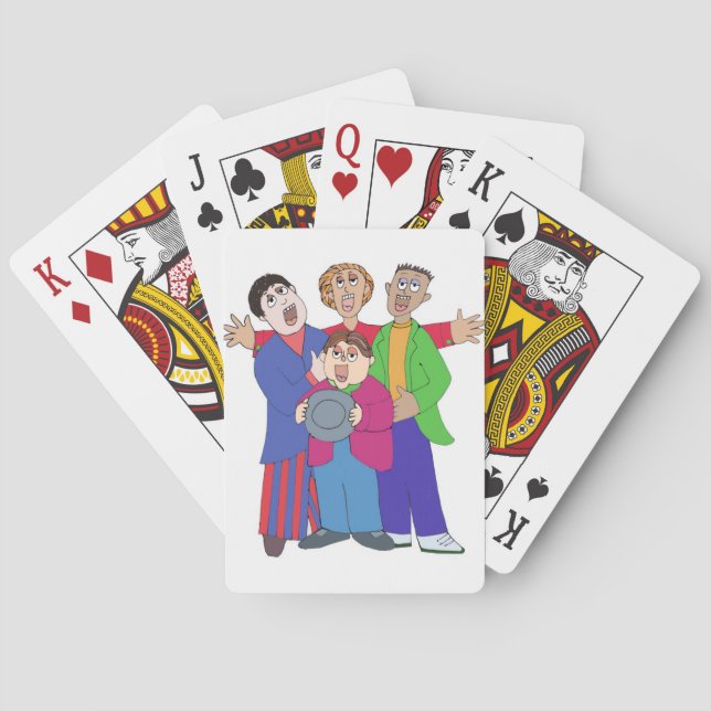 Barbershoppers Poker Cards (Back)