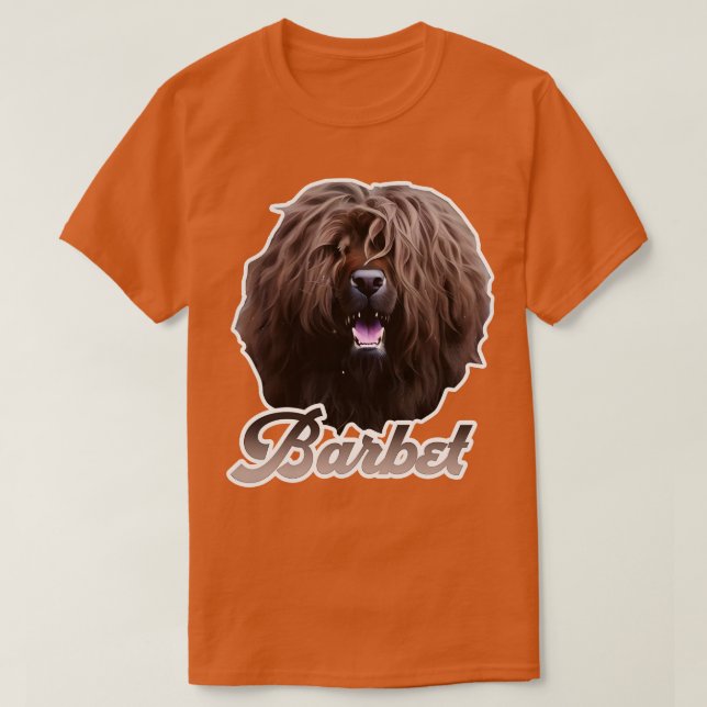 barbet dog head T-Shirt (Design Front)