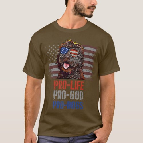 Barbet Pro Life Pro God Pro Dogs Premium  T_Shirt