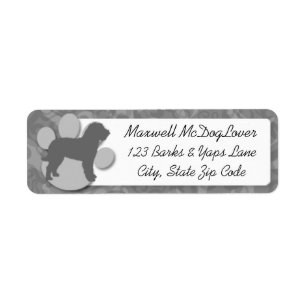 Barbet Silhouette Label