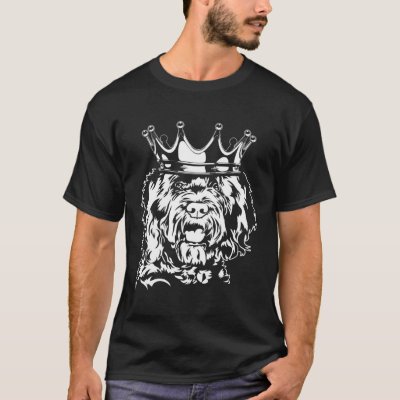 Barbet with crown dog hound dog mom T-Shirt