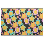 Barbie Garden Black Fabric