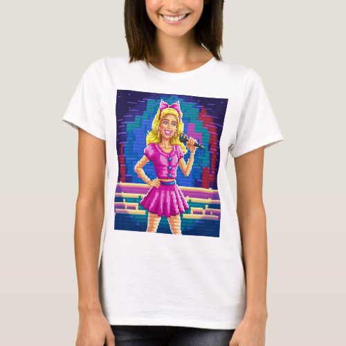 barbie girl  pixels T_Shirt