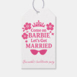 Barbie-Inspired Bachelorette Party -  Gift Tags