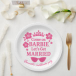Barbie-Inspired Bachelorette Party -  Paper Plates