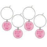 Barbie-Inspired Bachelorette Party -  Wine Charm