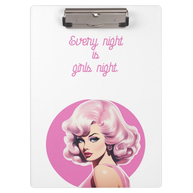 Barbie Inspired Clipboard (Front)