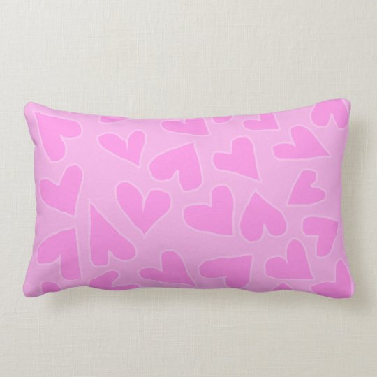 BARBIE PINK DARK HEARTS THROW PILLOW | Zazzle.com