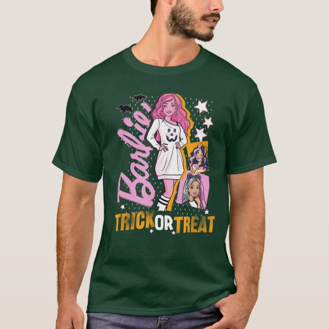 Barbie Trick or Treat Halloween T-Shirt (Front)