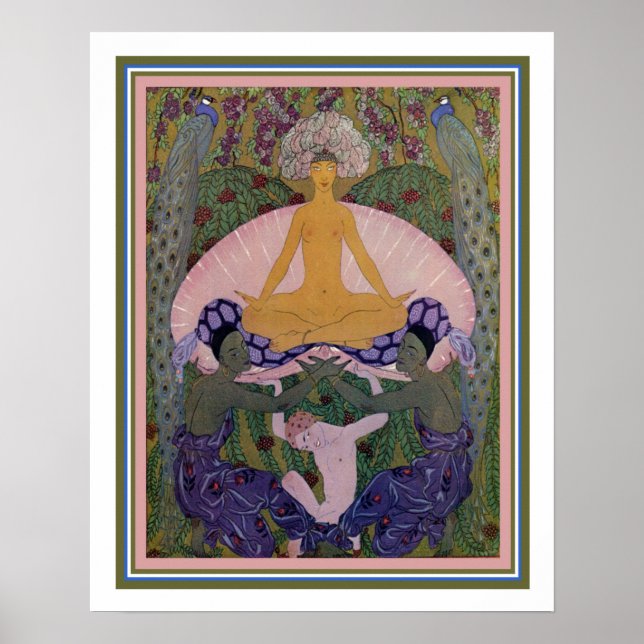Barbier Art Deco "The Birth of Venus" 16x20 Poster (Front)