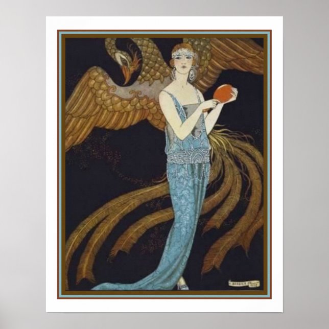 Barbier-Deco Illustration for Gazette Du Bon Ton Poster (Front)