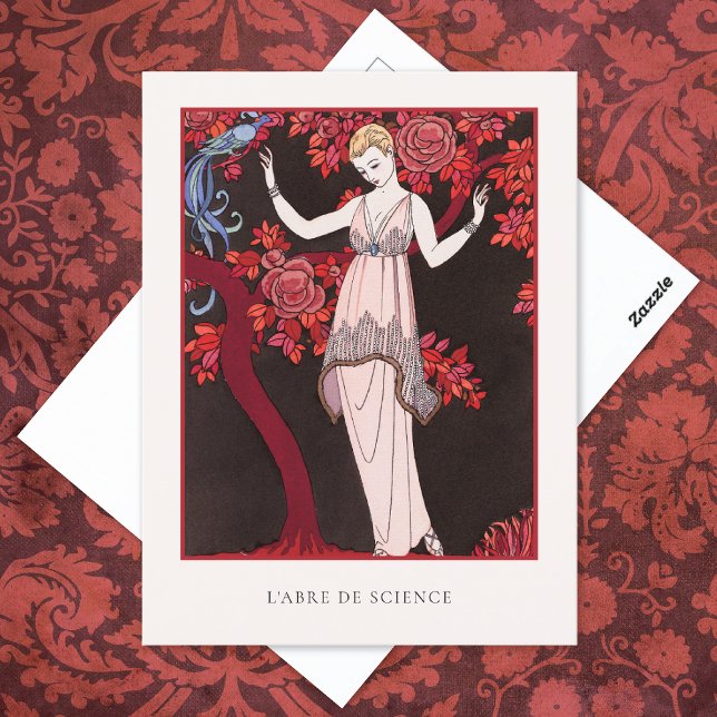 Barbier Tree of Science French Fashion Postcard (Creator Uploaded)