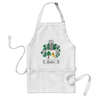 Barbieri Family Crest Adult Apron
